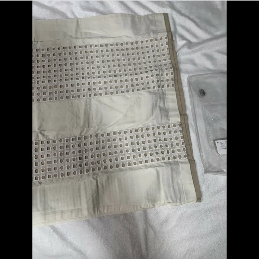 NEW Hotel Collection 100% Cotton Percale Eyelet (1) Standard Sham‎ #237